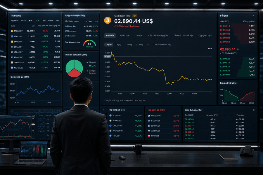 Giá Bitcoin hôm nay 1/8: Chứng khoán châu Á bật mạnh, vì sao Bitcoin vẫn lao dốc?