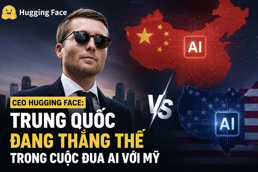 CEO Hugging Face: Trung Quốc đang thắng thế trong cuộc đua AI với Mỹ