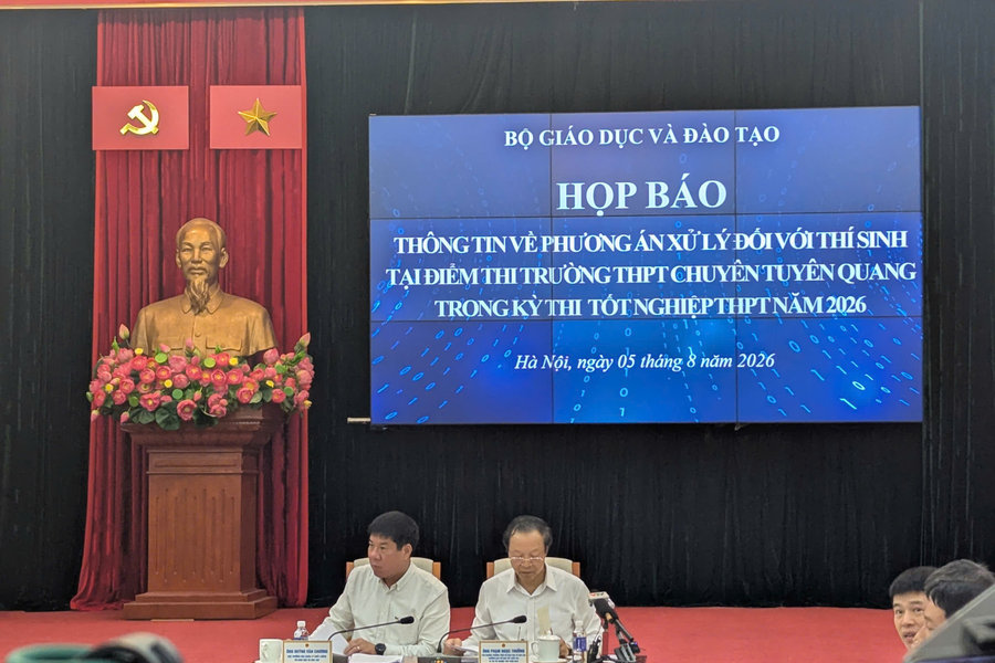 328 thí sinh trường chuyên Tuyên Quang sẽ thi lại vào ngày 14/8