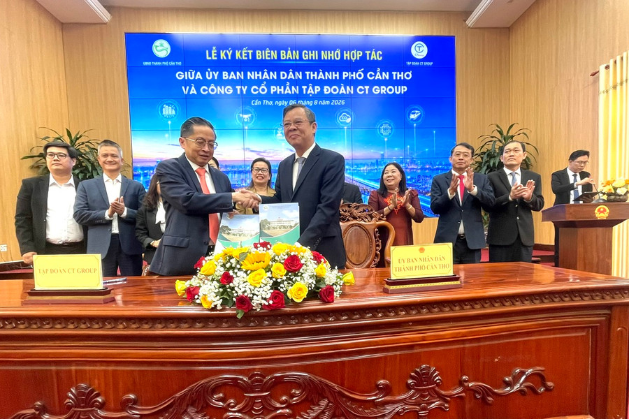 Cần Thơ và CT Group ký MOU hợp tác chiến lược về KHCN, đổi mới sáng tạo và chuyển đổi số