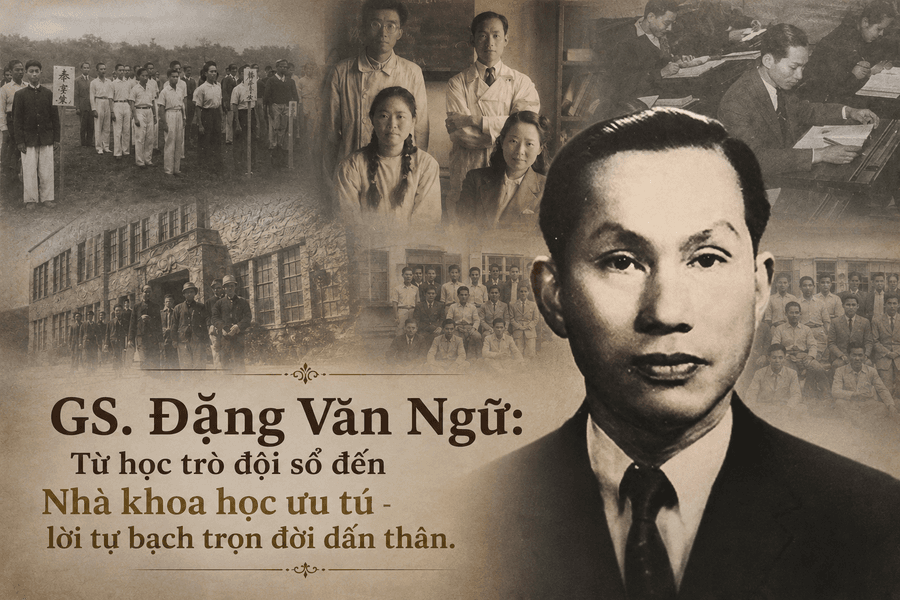 GS. Đặng Văn Ngữ Từ học trò đội sổ đến Nhà khoa học ưu tú - lời tự bạch trọn đời dấn thân