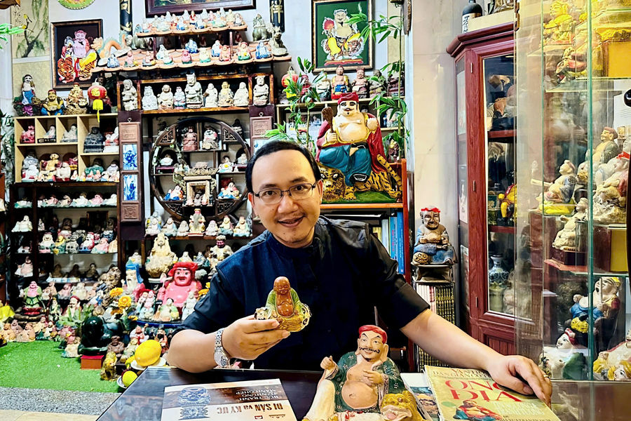 Thạc sĩ Nguyễn Hiếu Tín: 'Những lúc đàm đạo với cổ vật, tôi thấy lòng bình yên'