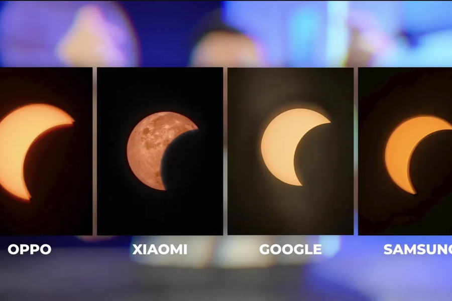 Camera Xiaomi biến Mặt Trời thành Mặt Trăng trong ảnh chụp nhật thực