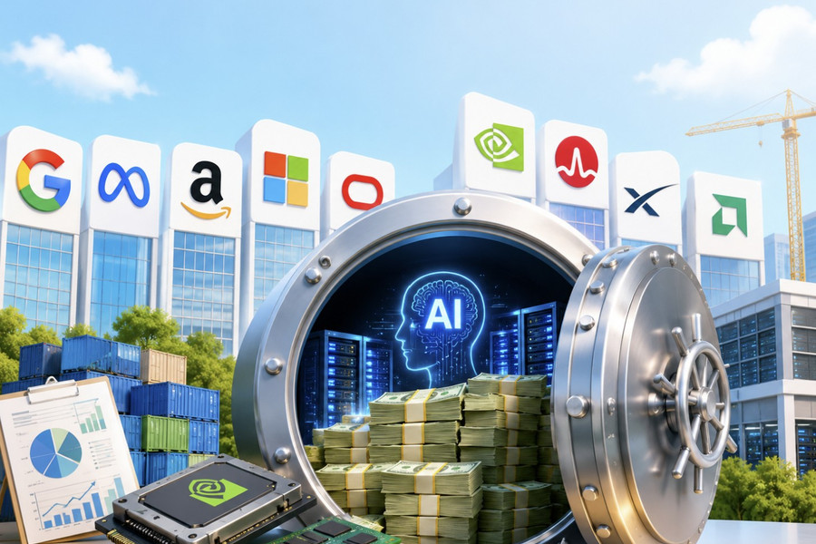 9 Big Tech giấu 3.000 tỉ USD cam kết chi tiêu AI ngoài bảng cân đối kế toán