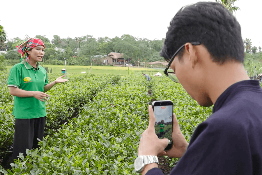 Nông dân rủ nhau quay video, livestream, bán nông sản online: Chuyện lạ đang diễn ra ở một HTX chè Thái Nguyên