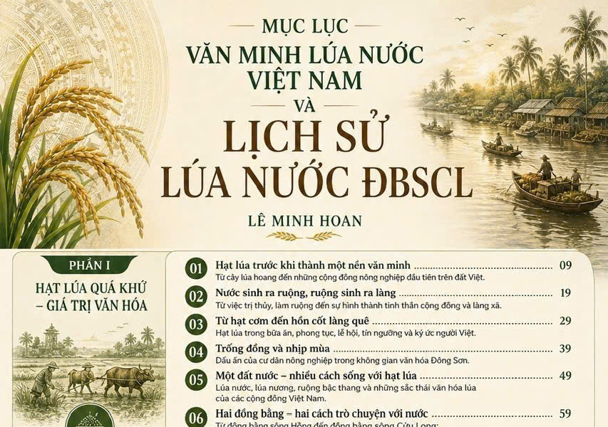 Văn minh lúa nước: Từ hạt lúa nhìn ra hành trình dân tộc Việt