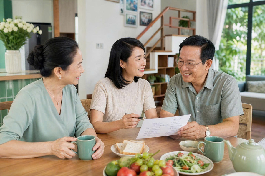 Vietcombank tặng khách hàng 'Sổ Lương Trọn Đời', khuyến khích tích lũy cho gia đình và tương lai