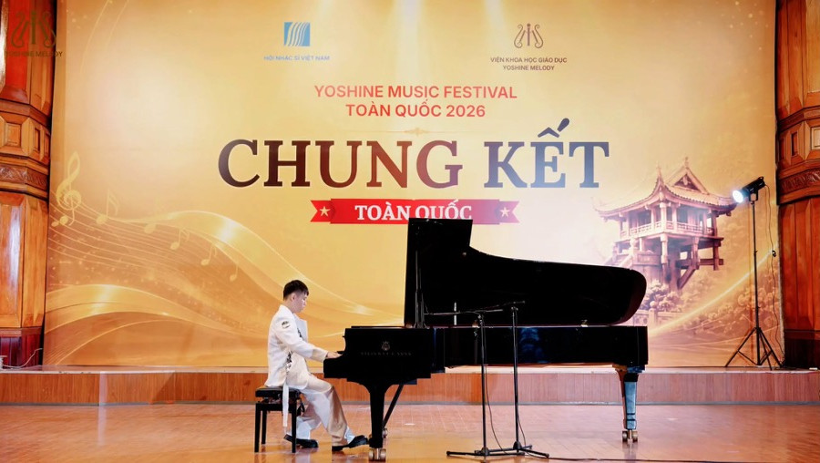 Nam sinh đoạt HCV Yoshine Music Festival 2026: Trái ngọt từ sự thấu hiểu