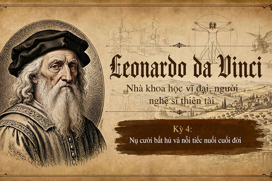 Leonardo da Vinci Nụ cười bất hủ và nỗi nuối tiếc cuối đời