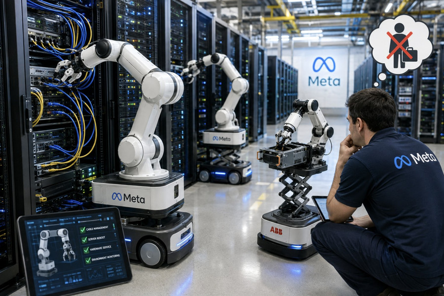 Meta âm thầm đưa robot vào trung tâm dữ liệu, nhiều kỹ thuật viên lo mất việc