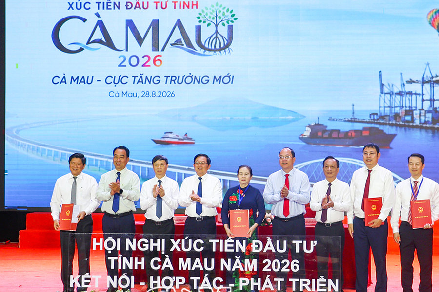 Cà Mau mở rộng không gian hợp tác đầu tư, vươn mình thành cực tăng trưởng mới