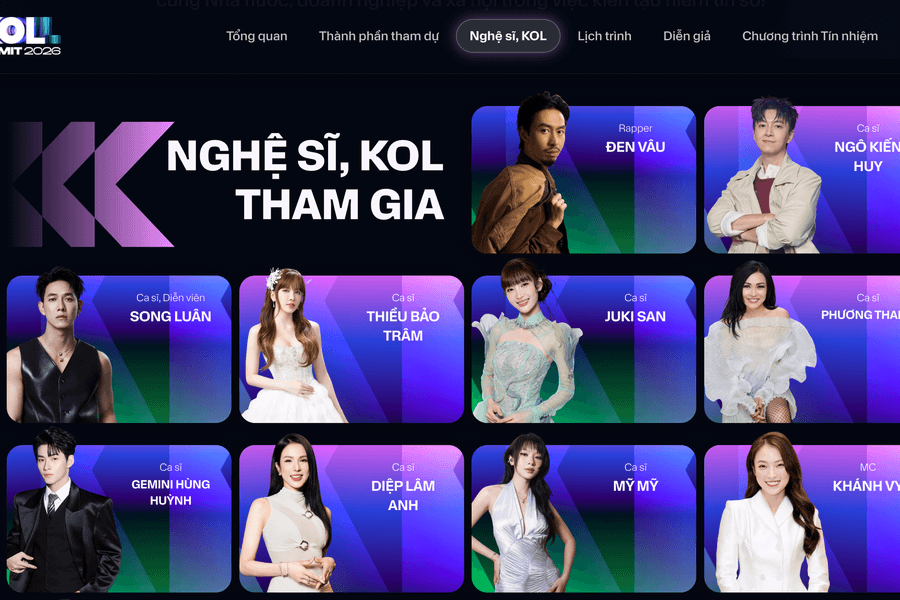 KOL Summit 2026: Kiến tạo niềm tin từ sức ảnh hưởng