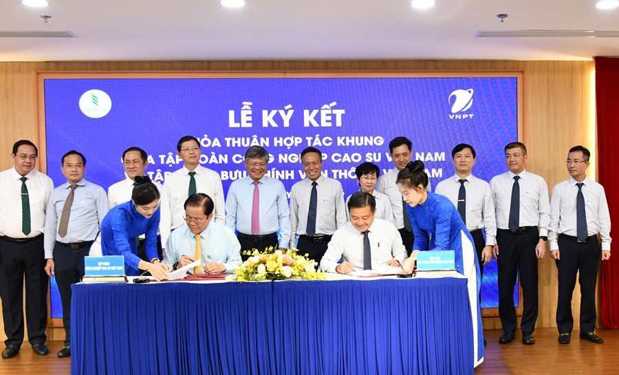 VRG và VNPT hợp tác thúc đẩy chuyển đổi số, hướng tới khu công nghiệp công nghệ số