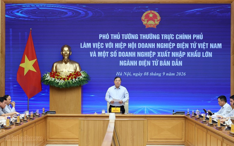 Chính phủ ưu tiên phát triển ngành công nghiệp điện tử, bán dẫn